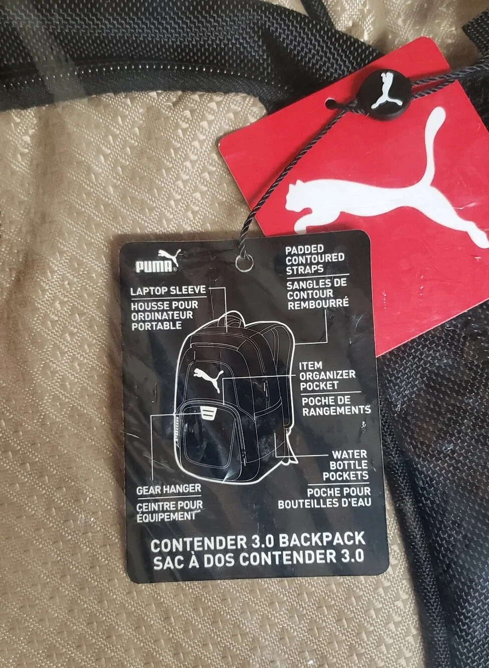 PUMA Evercat Contender 3.0 Backpack Tan Combo